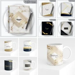 Combo Agendas Elegante Masculinas 2023 - Arquivo Digital