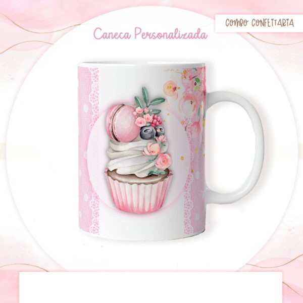 Combo Artes Caneca Confeitaria - Arquivo Digital