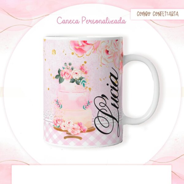 Combo Artes Caneca Confeitaria - Arquivo Digital