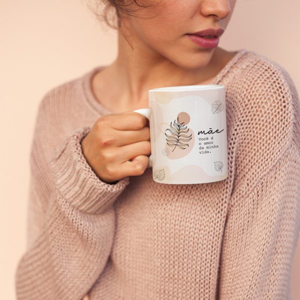 Combo Artes Dia das Mães Agenda Caneca Frases Camiseta