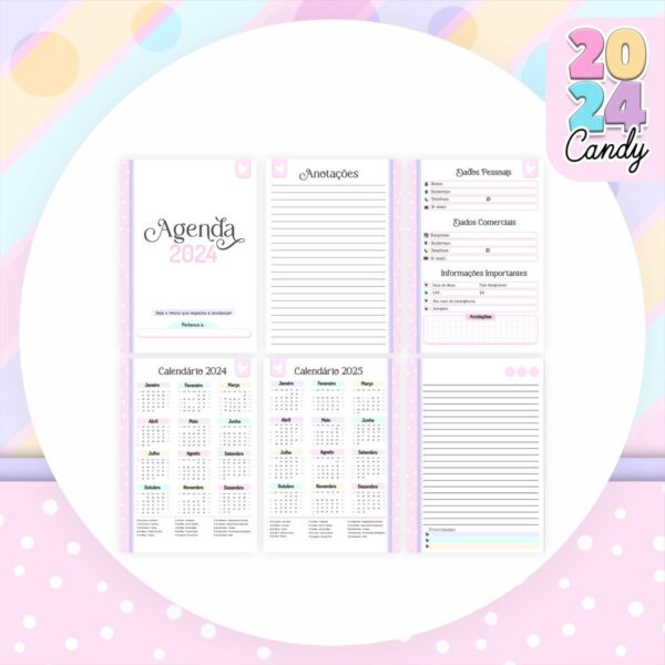 Combo Encadernação: Candy 2024 - Arquivo Digital