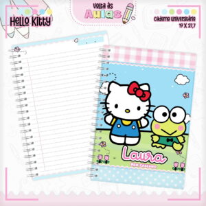 Combo Escolar Hello Kitty Arquivo Encadernacao 5