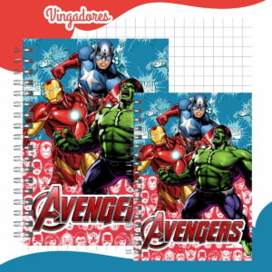 Combo Escolar Vingadores Digital para Caderno e Sublimação 3 combo escolar vingadores 2024 arquivo digital