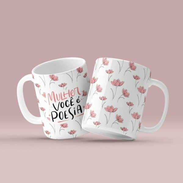 Combo Estampas Caneca Mulher 2023 Sublimação E Encadernação