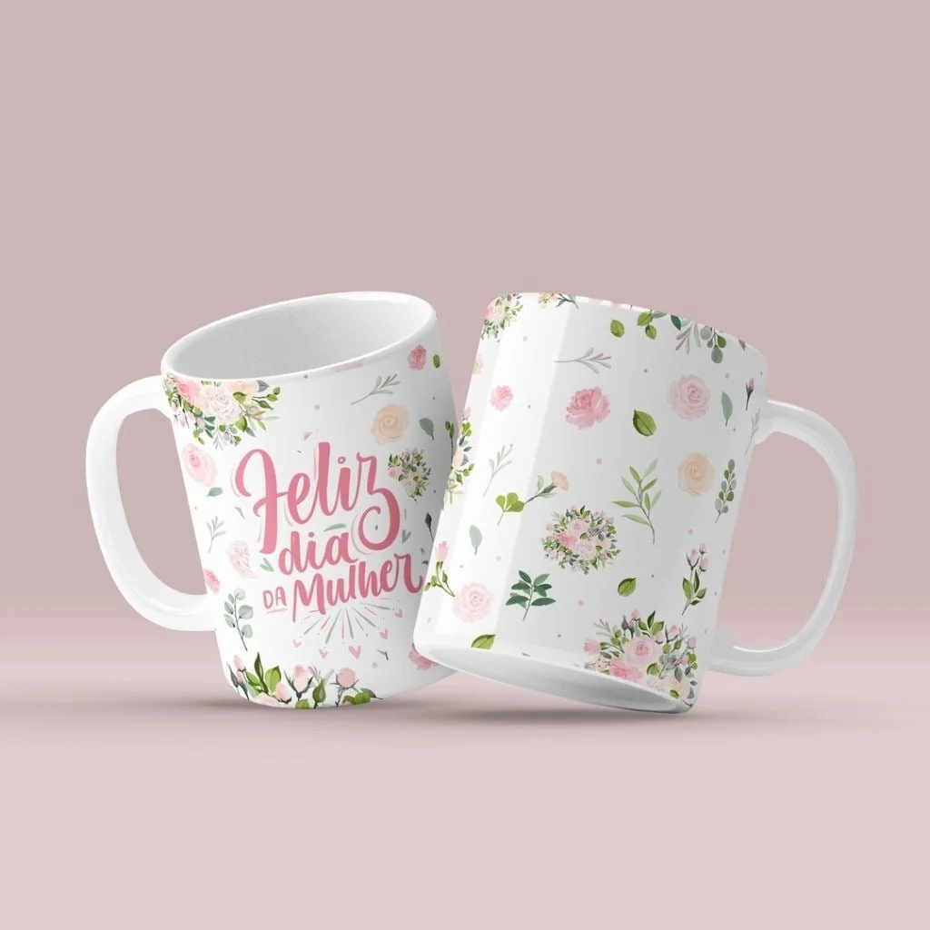 Combo Estampas Caneca Mulher 2023 Sublimação E Encadernação