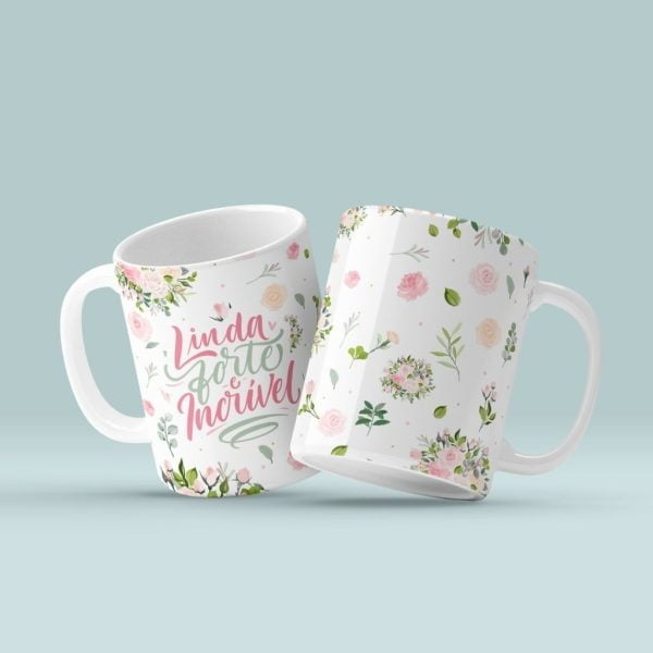 Combo Estampas Caneca Mulher 2023 Sublimação E Encadernação