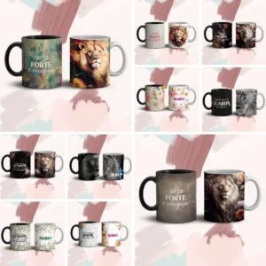 Combo Estampas Canecas Cristã - Arquivo Digital 4 Combo Estampas Canecas Cristã - Arquivo Digital