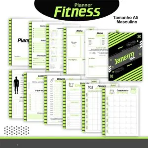 Combo Fitness Feminino e Masculino - Arquivo Digital