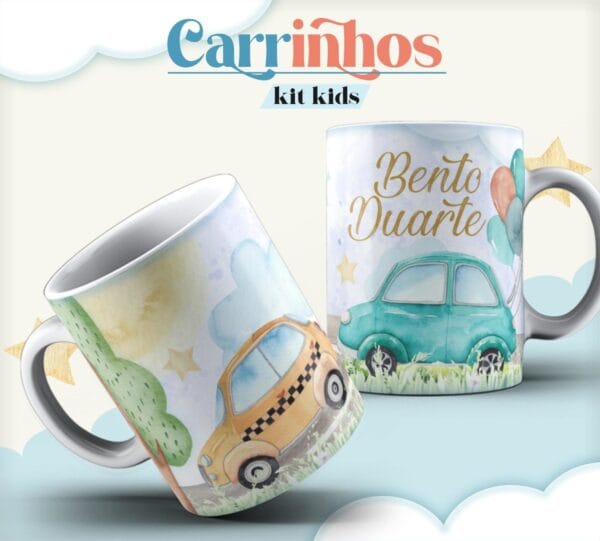 Combo Kids Carrinhos - Arquivo Digital