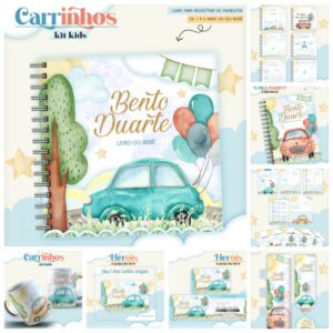 combo kids carrinhos arquivo digital linha baby