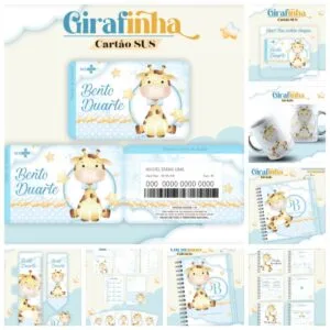 Combo Kids Girafinha - Arquivo Digital