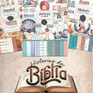 Combo Kit História da Bíblia: Daniel, Jonas, Moisés PNG