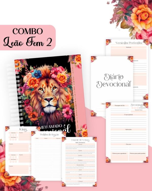 Combo Leão de Judá Feminino - Encadernação