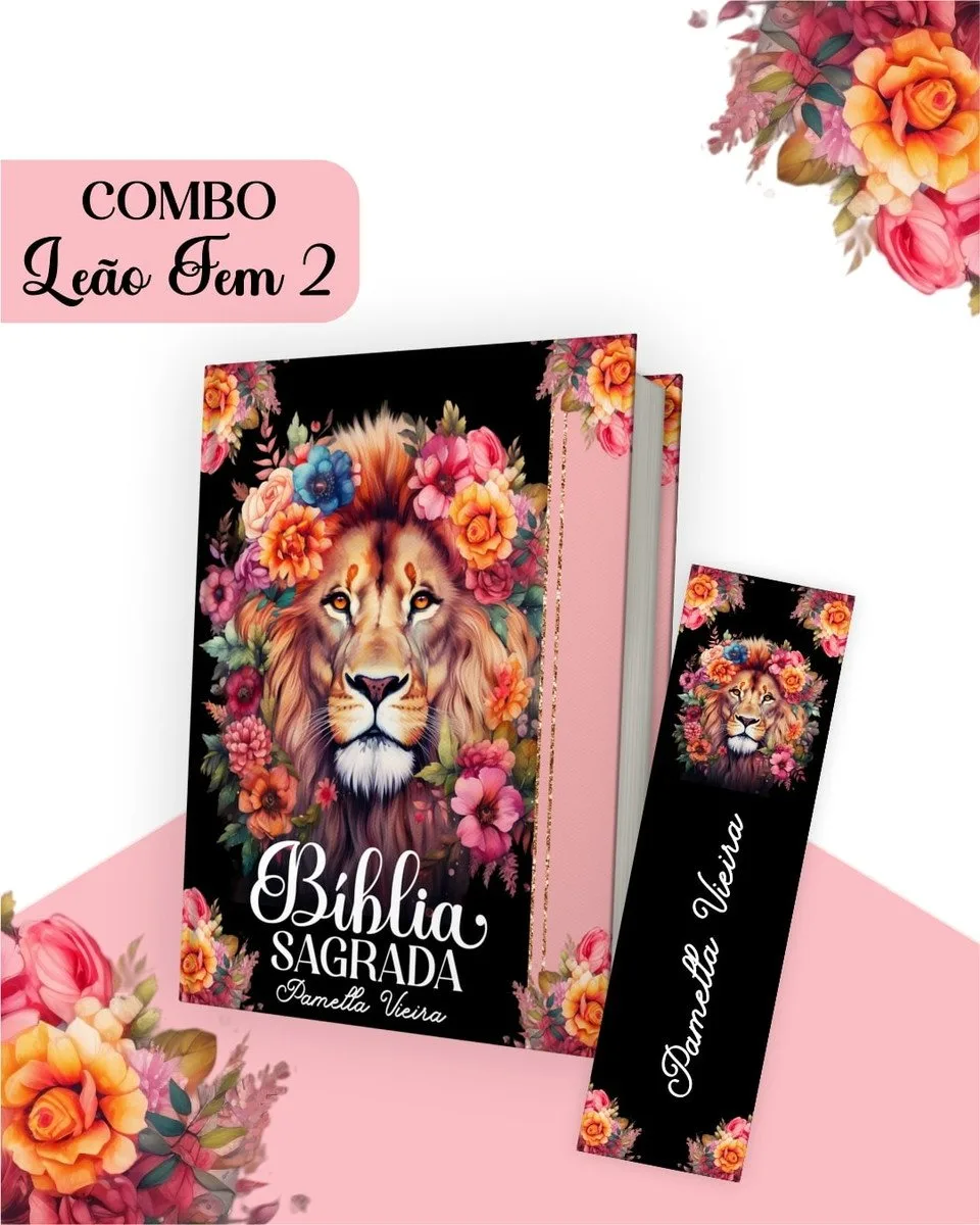 Combo Leão de Judá Feminino - Encadernação