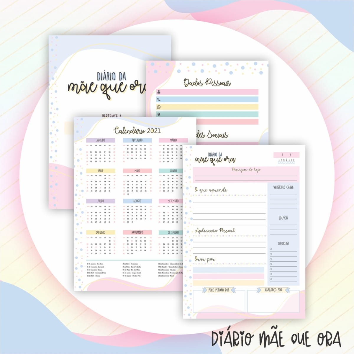 Combo Lettering Mães com Artes para Canecas e Agenda 5 Combo Lettering Mães com Artes para Canecas e Agenda - Imagem 5