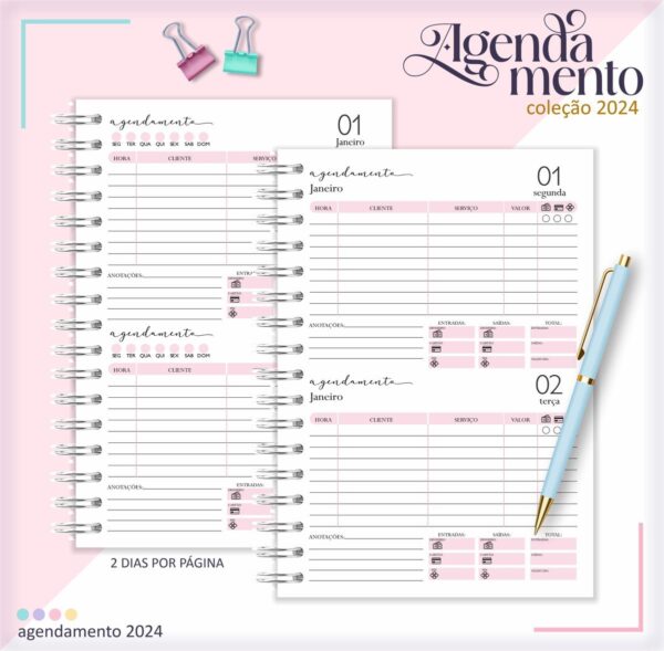 Combo Miolos Agendamentos 2024 - Arquivo Digital