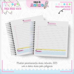 combo miolos escolar 18x18 arquivos encadernacao