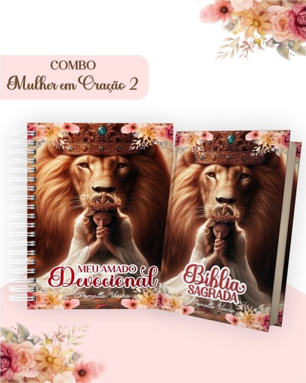 Combo Mulher em Oração 2 - Encadernação
