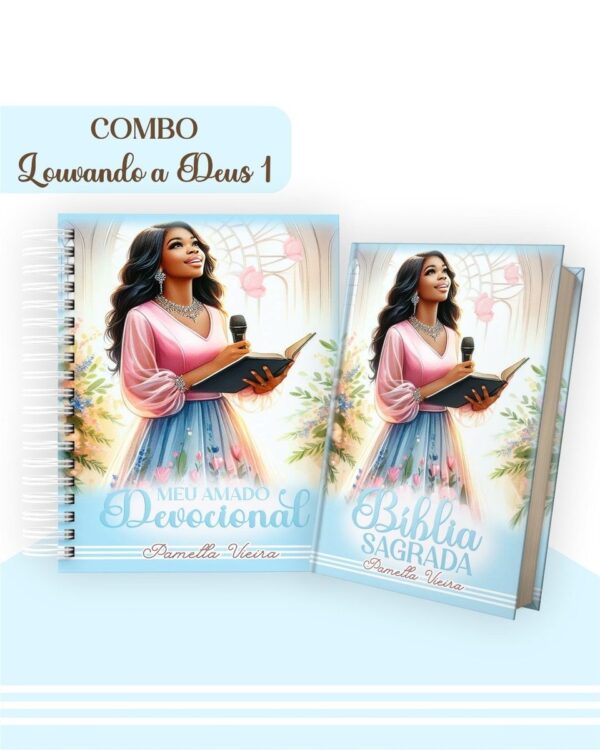 Combo Mulher Louvando a Deus 1 - Encadernação