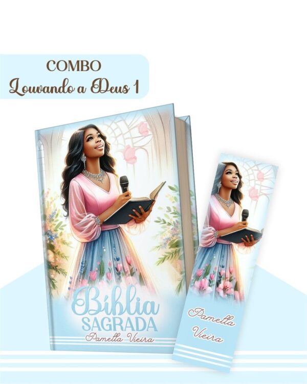 Combo Mulher Louvando a Deus 1 - Encadernação