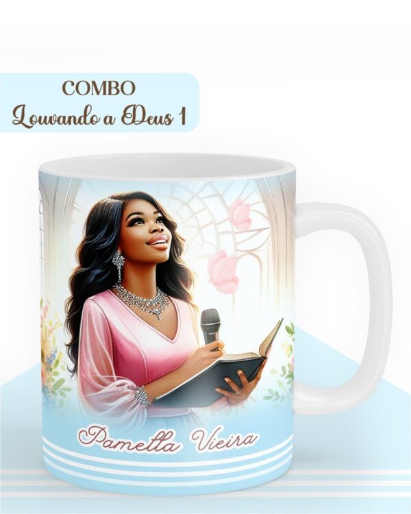 Combo Mulher Louvando a Deus 1 - Encadernação