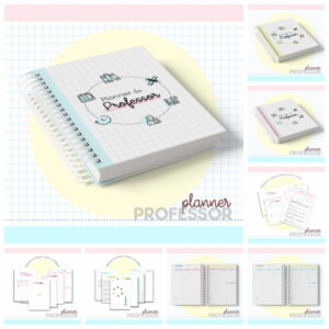 Kit Digital Planner Professor para Montar sua Agenda 14 combo professores arquivo digital