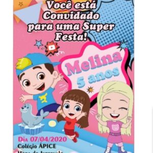Convite Luccas Neto e GI - Arquivo Digital