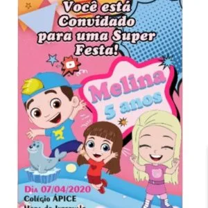 Convite Luccas Neto e GI - Arquivo Digital