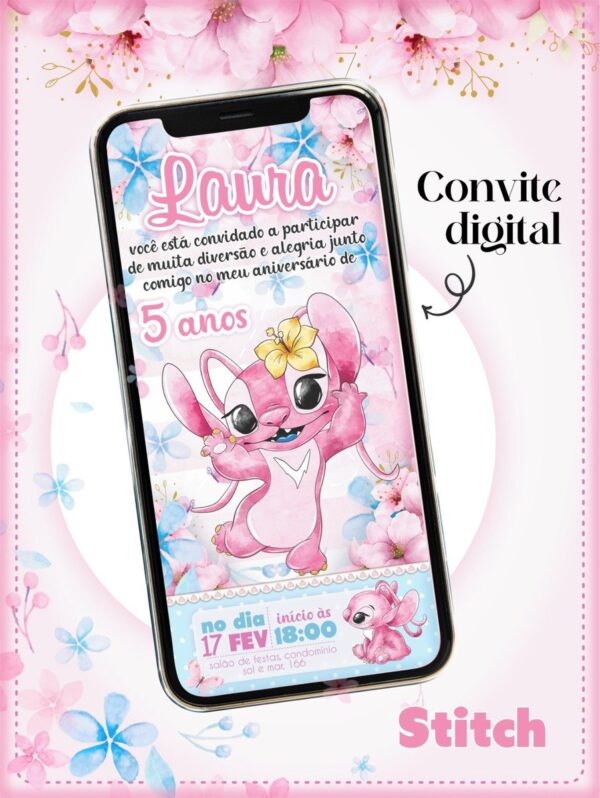 Convites Digitais Infantil - Arquivo Digital