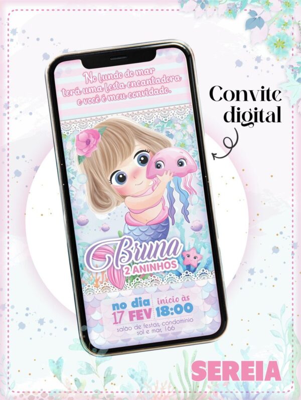 Convites Digitais Infantil - Arquivo Digital
