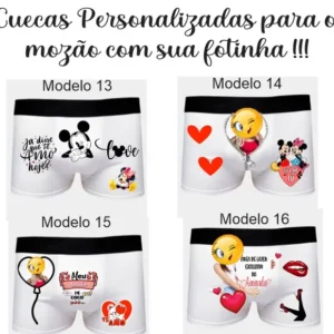 Cuecas Personalizadas Dia dos Namorados - Kit Corel Draw