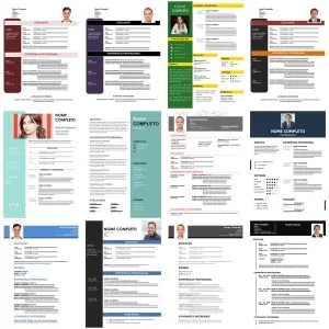 Currículos Prontos para Editar no Word - 100 Modelos