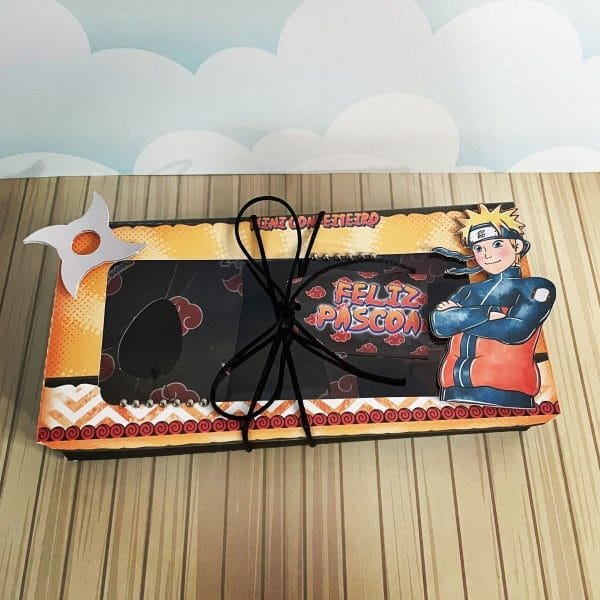 Arquivo Digital Caixa Ovos De Páscoa Naruto - Imagem 8