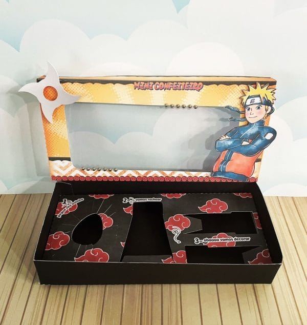 Arquivo Digital Caixa Ovos De Páscoa Naruto