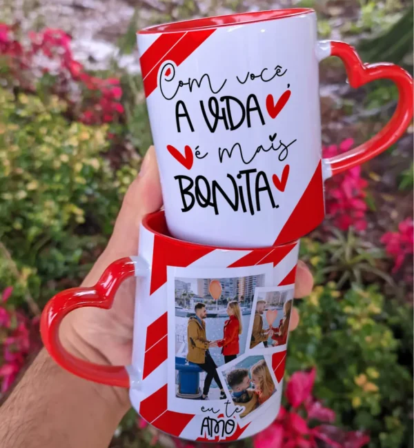 Dê Vida às Suas Canecas com Nosso Kit de Dia dos Namorados