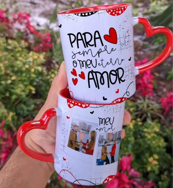 Dê Vida às Suas Canecas com Nosso Kit de Dia dos Namorados