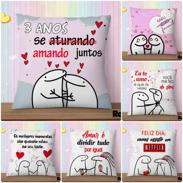 Desenhos para Almofadas Dia dos Namorados em PSD