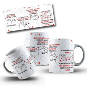 Desenhos Prontos para Caneca com Frases de Amor em Corel