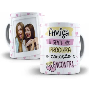 Design Caneca Para Amigas De Coracao Verdadeiro