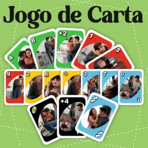 Design de Cartas UNO para Comemorar o Amor