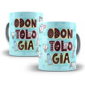 Design Sublimação de Caneca Profissões Odontológia Dentista
