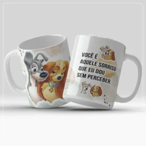 Designs Exclusivos A Dama e o Vagabundo para Personalização