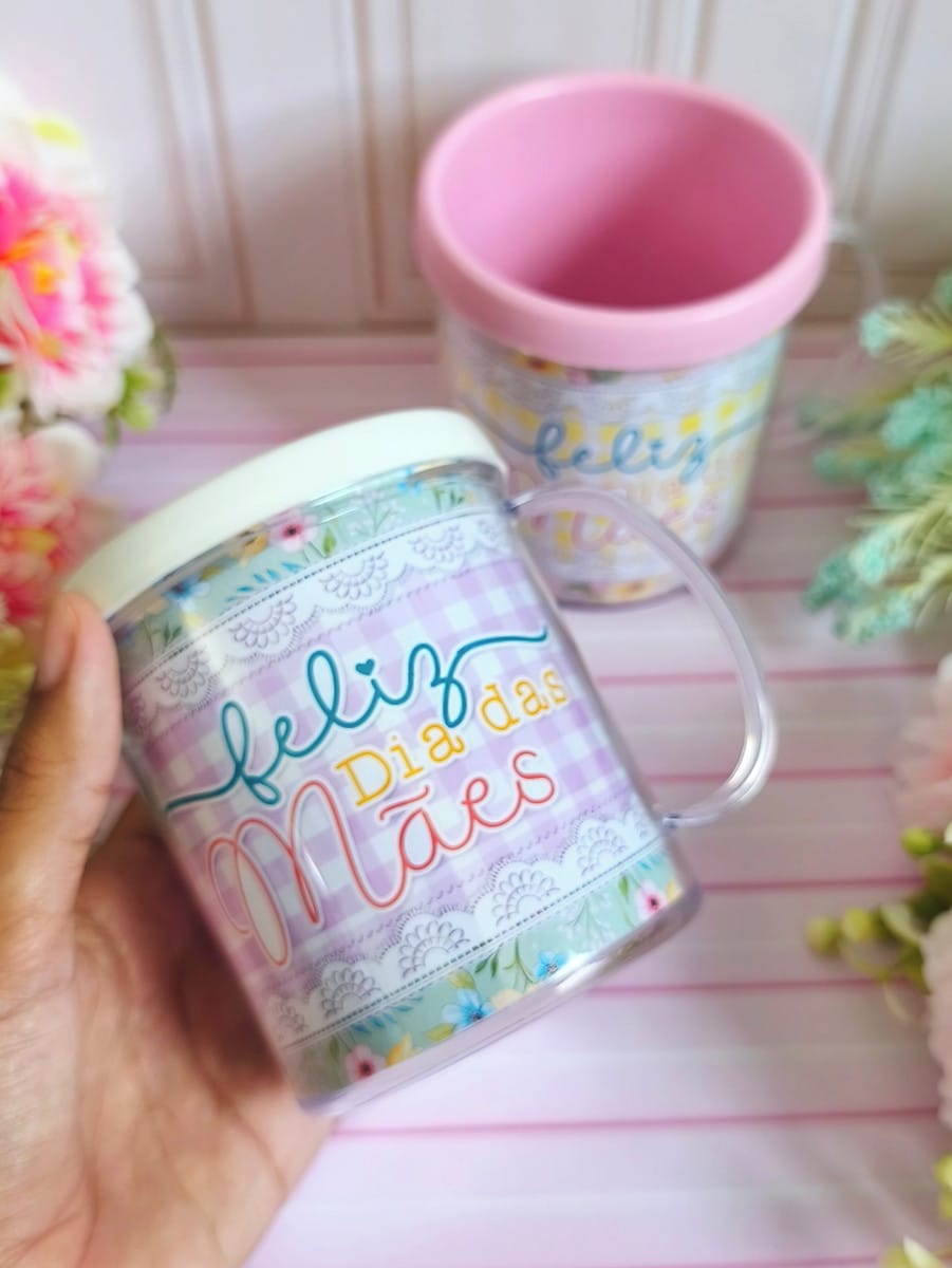 Kit Digital Dia das Mães Caneca e Caixa com Arte Vintage 4 Kit Digital Dia das Mães Caneca e Caixa com Arte Vintage - Imagem 4