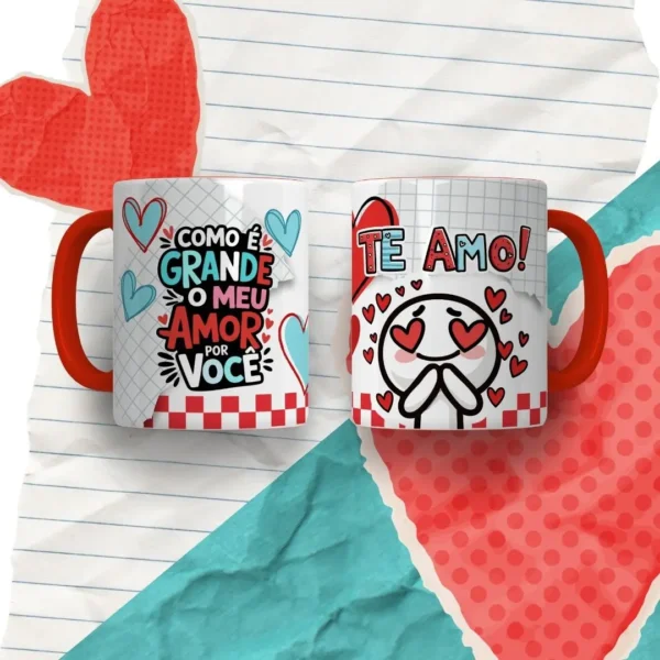 Dia dos Namorados: 30 Artes Criativas para Caneca e Tubolata