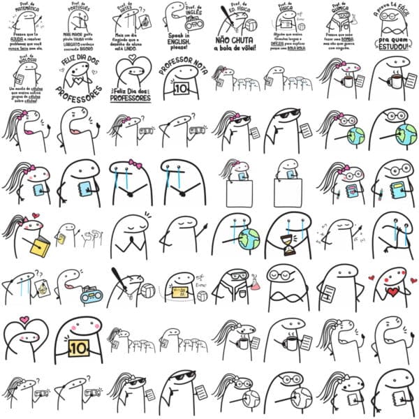 Dia dos Professores Arquivos Digitais Flork Kit Imagens Png