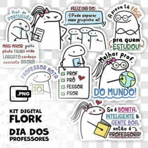 Dia dos Professores Arquivos Digitais Flork Kit Imagens Png
