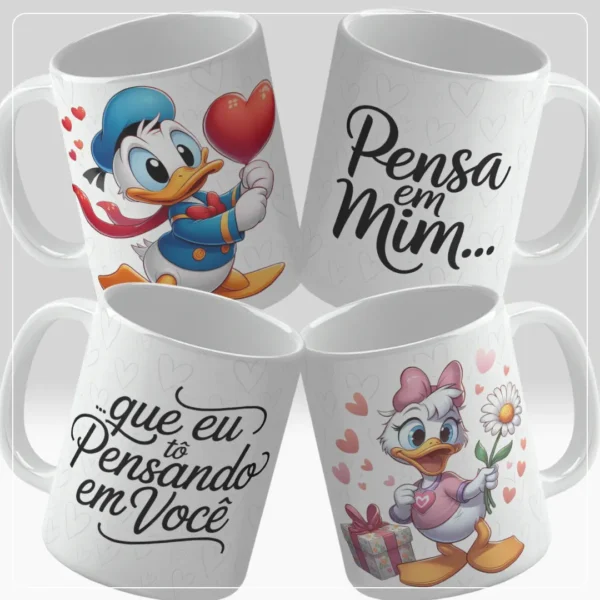Dupla Perfeita: 16 Artes para Canecas de Namorados