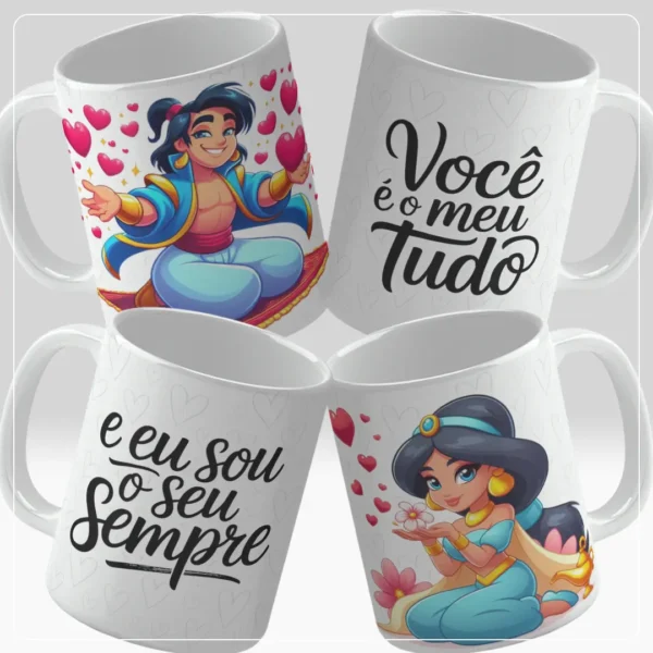 Dupla Perfeita: 16 Artes para Canecas de Namorados