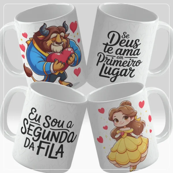Dupla Perfeita: 16 Artes para Canecas de Namorados