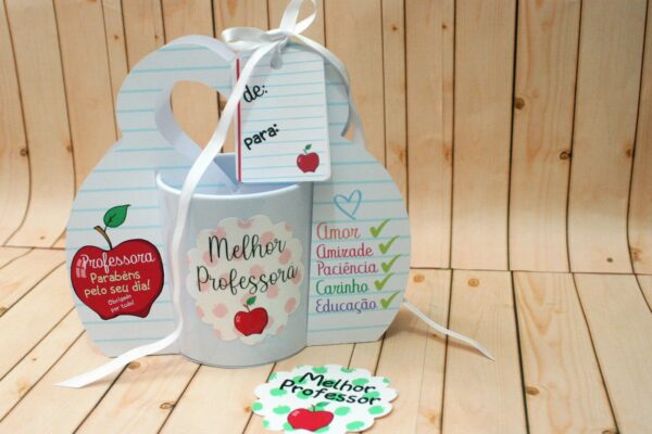 Embalagem e Arte Caneca Dia dos Professores - Studio e pdf